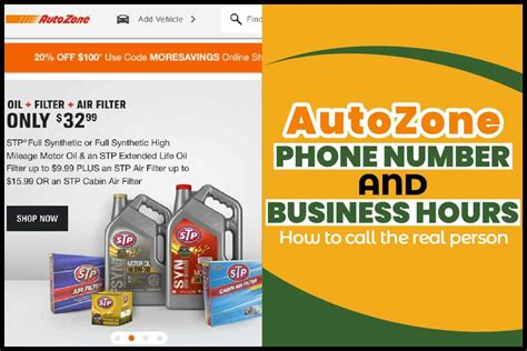 autozone phone number